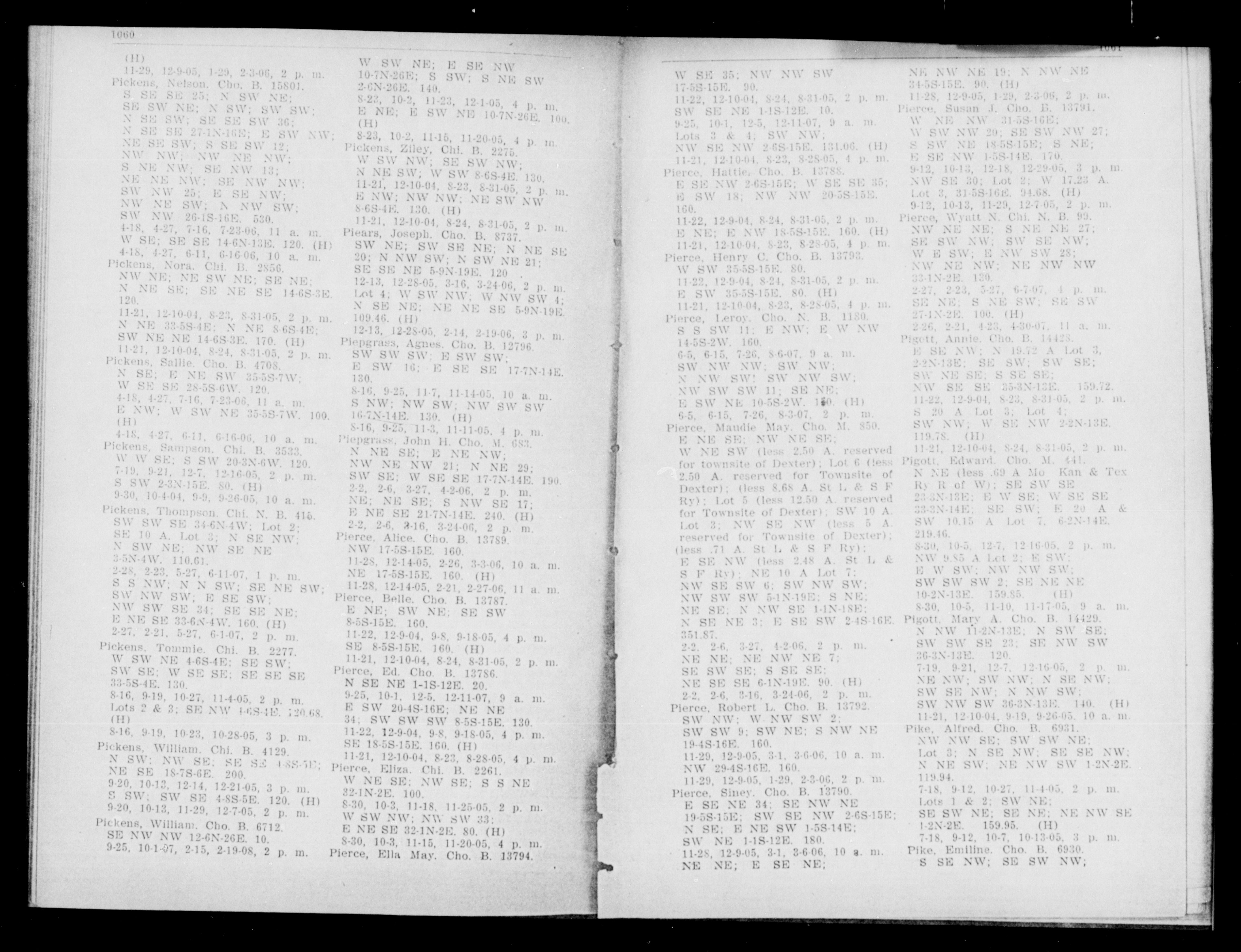 Legal Land Description